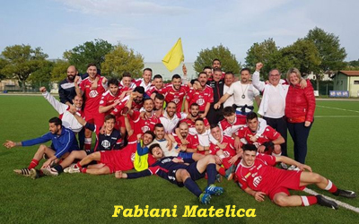 Montegiorgio in D. Sampaolese e Fabiani Matelica in Prima.